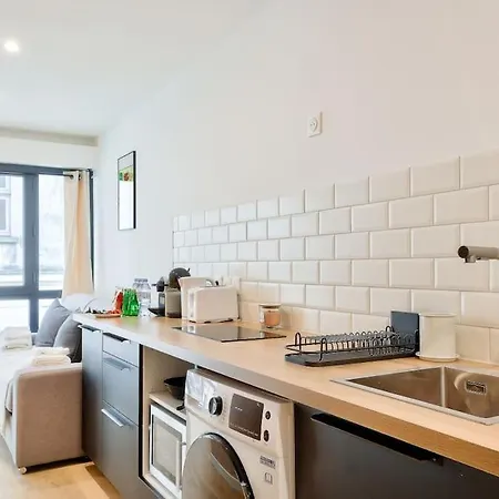 Charme Parisien 4 Personnes, 1 Chambre, 19eme Paris